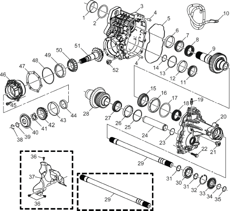 Power Transfer Unit/Transfer Case