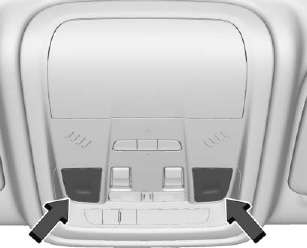 The front reading lamps are in the